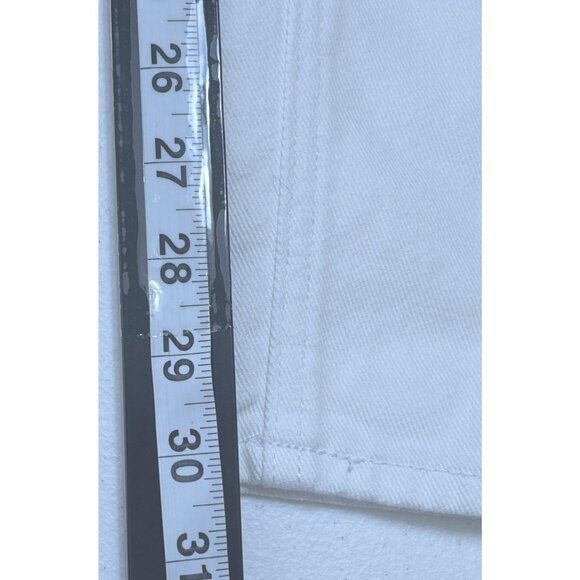 Sun + Stone White Jeans Men’s 31 Distressed Straight Leg Button Fly - Picture 11 of 14